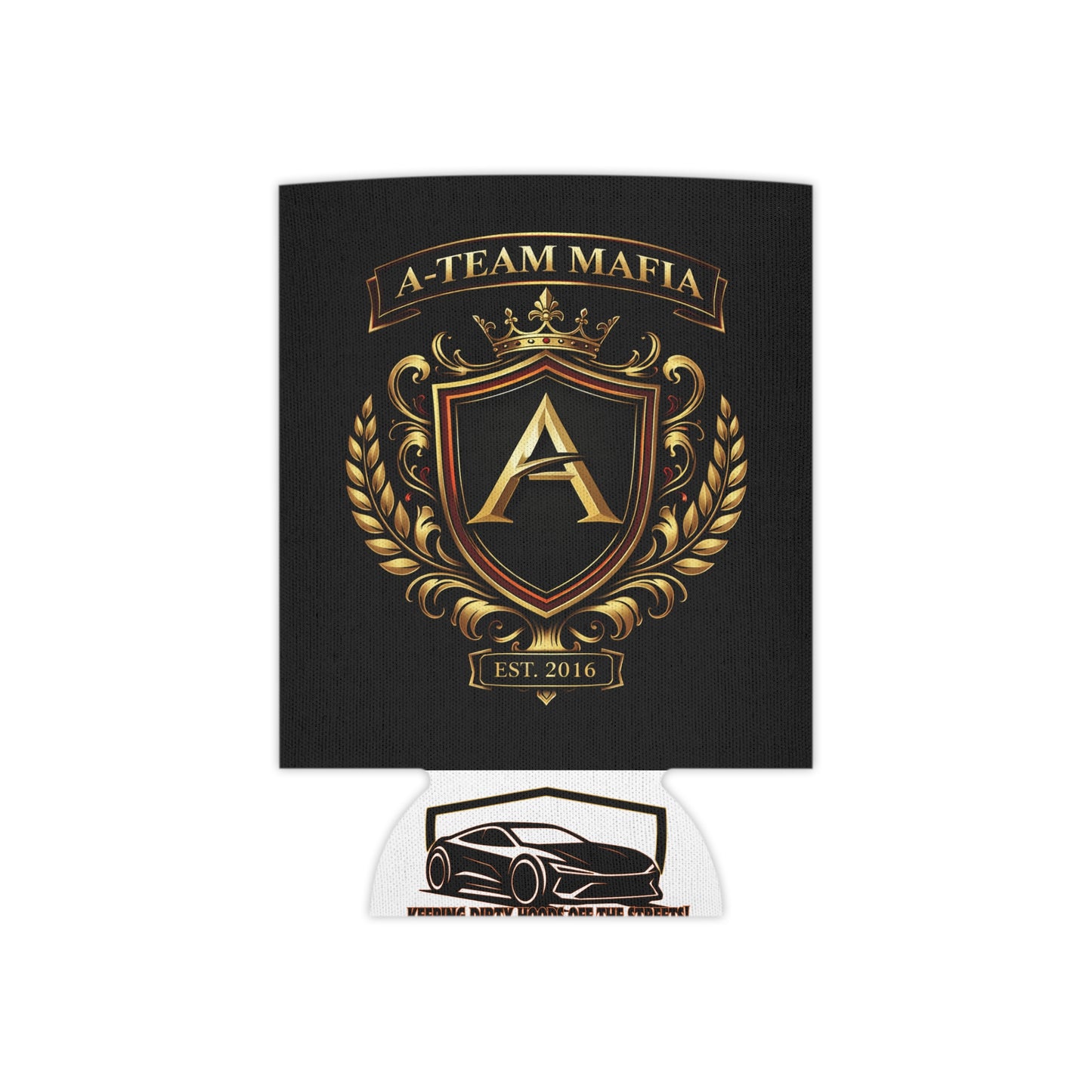 Can Cooler - A-Team Mafia Shield Design