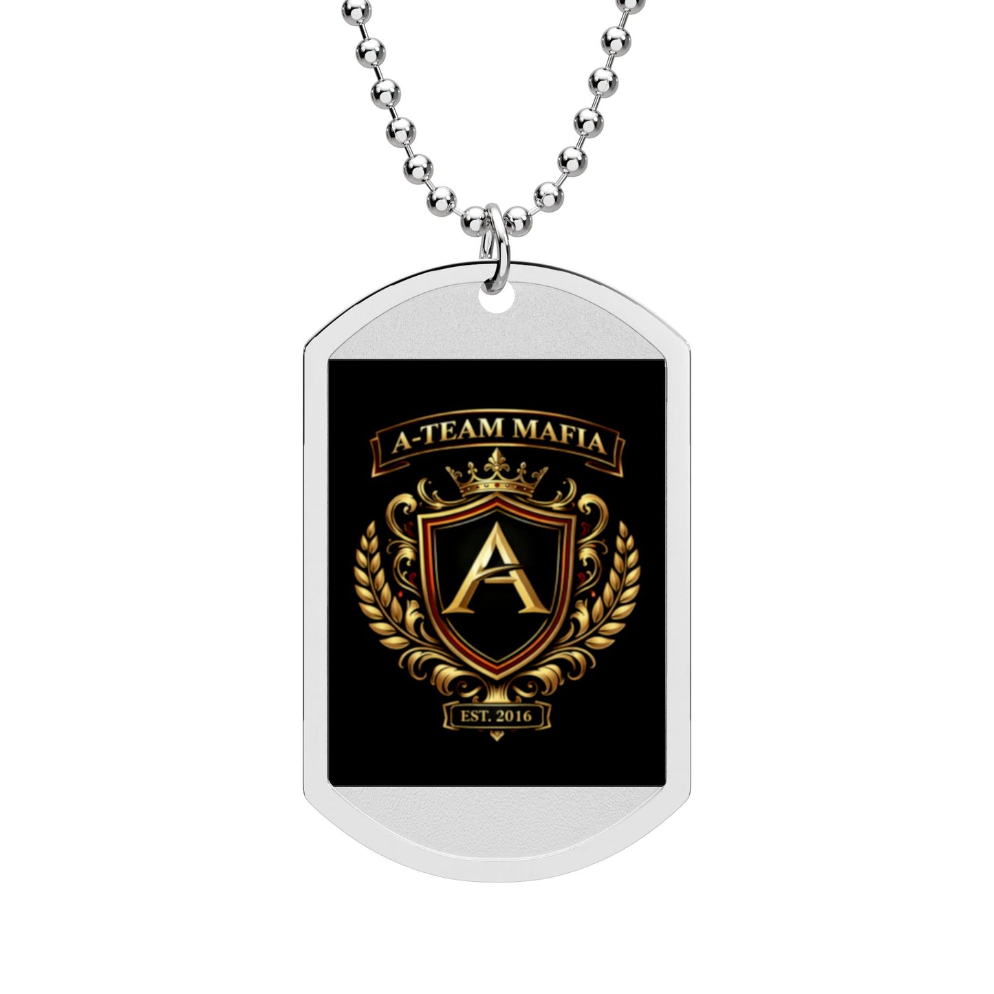 A-Team Mafia Crest Dog Tag