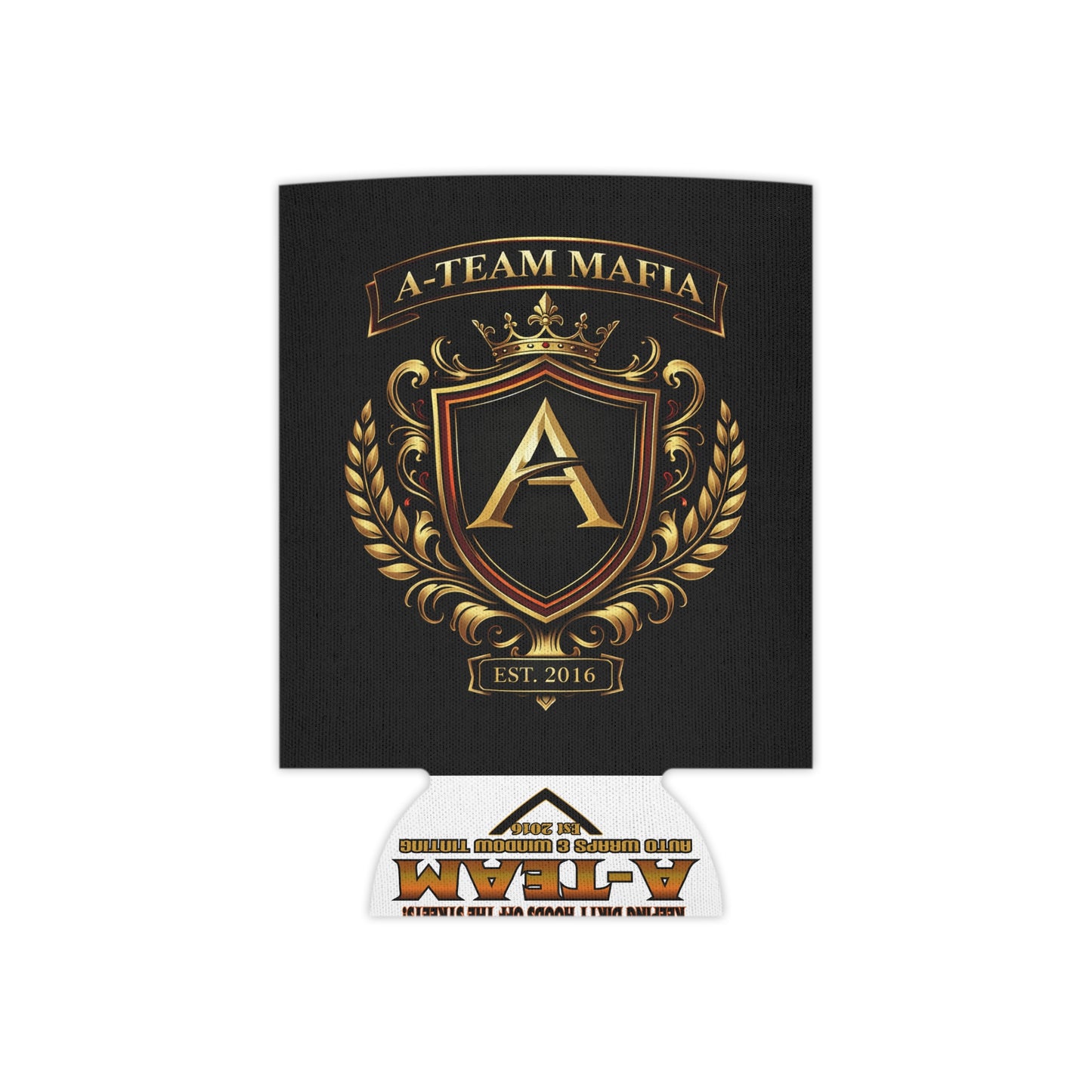 Can Cooler - A-Team Mafia Shield Design